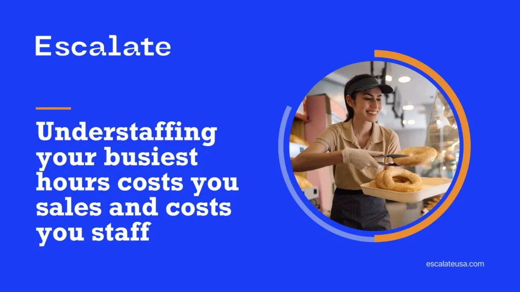 Understaffing your busiest hours costs you sales and costs you staff